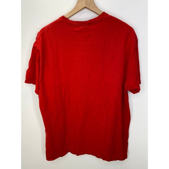 Delta Crew Neck Short Sleeve Tee Shirt Red XL - Picture 3 of 5